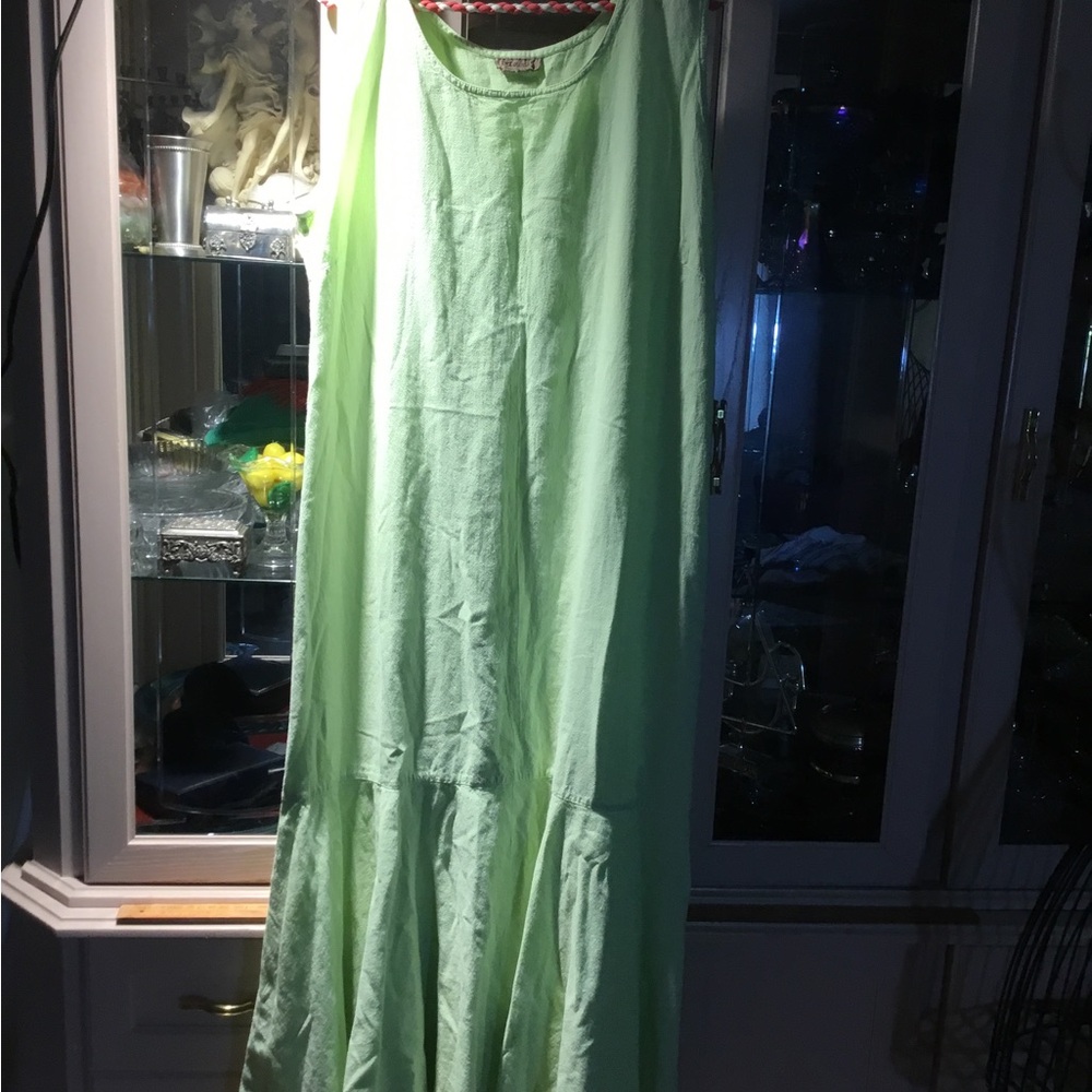 Elegant Green Maxi Dress